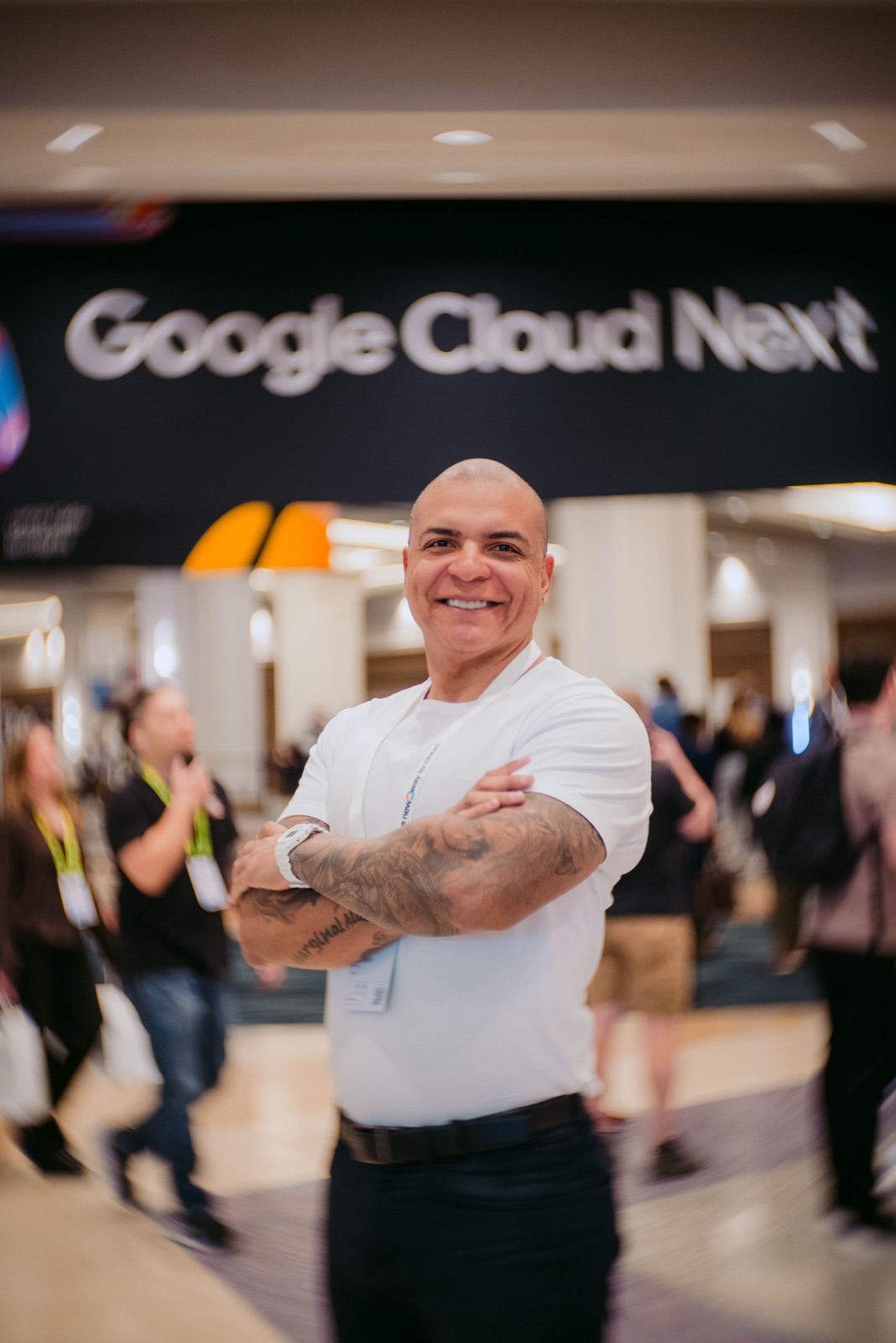 Clemilson no evento Google Cloud Next